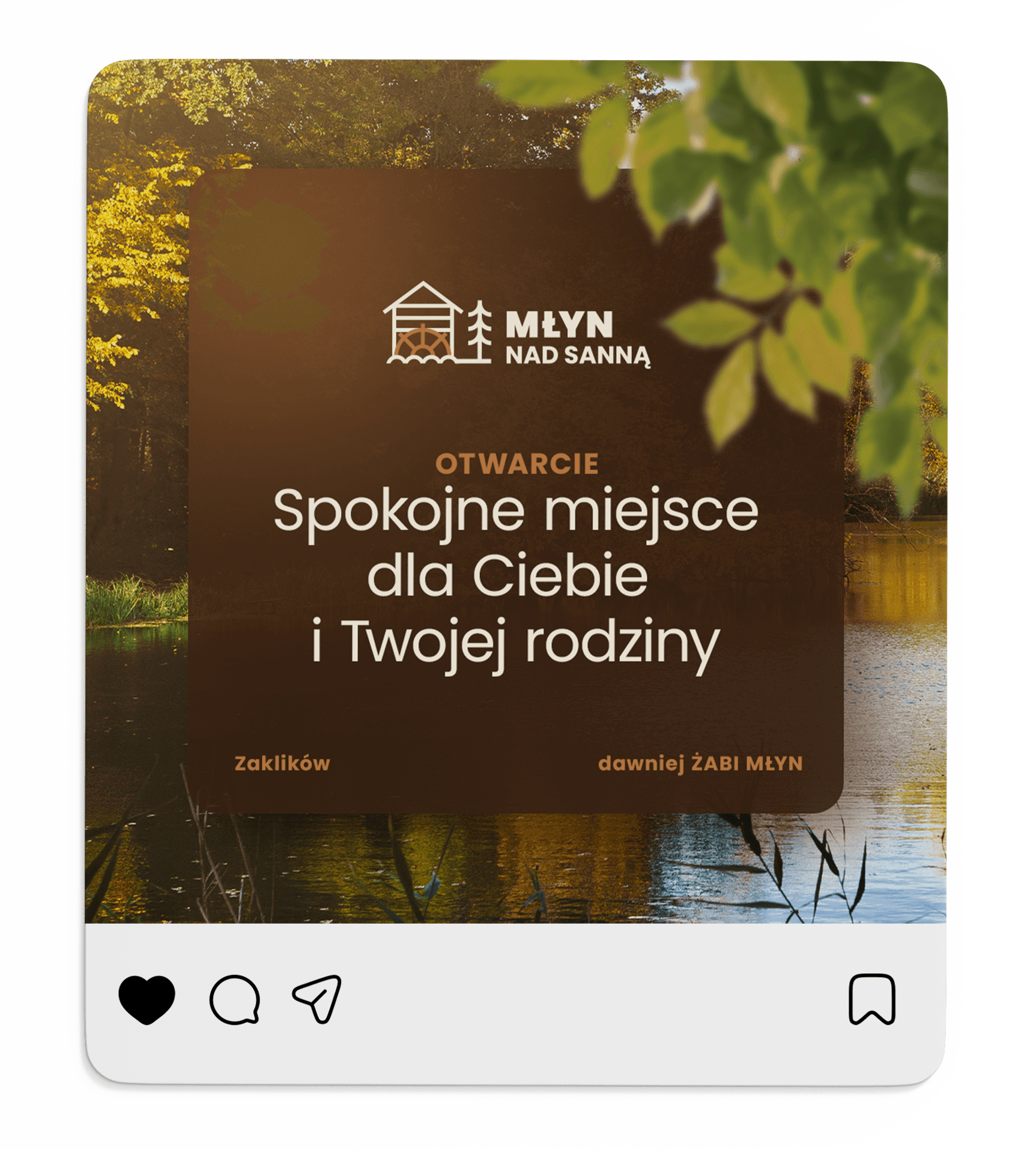 Spływy kajakowe nad Sanną — Instagram @mlynnadsanna